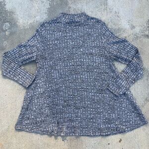 Ivanka Trump Sweater Long Fitted Mock Neck